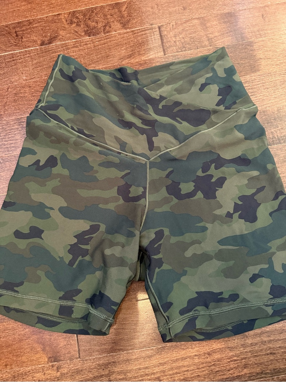 Offline camo bike shorts